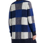 Lucky Brand Women's Oversized Cardigan Sweater Blue Size Small