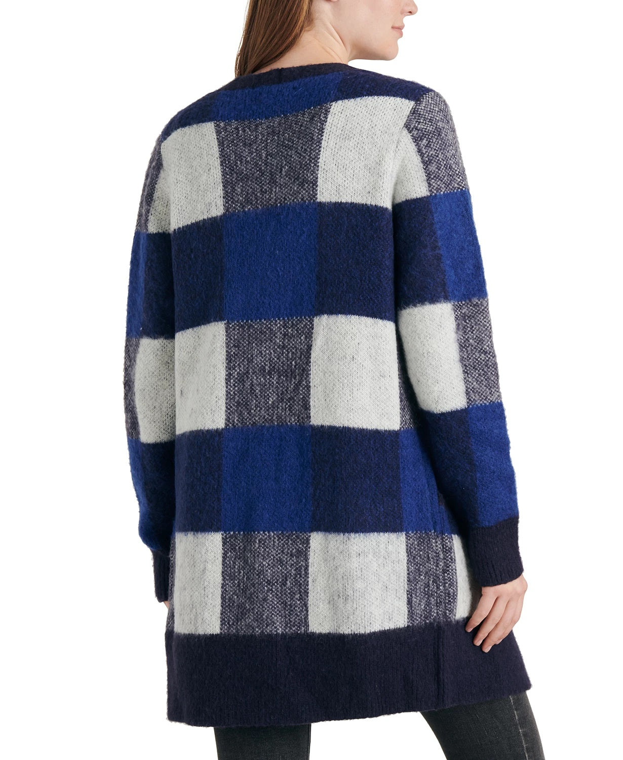 Lucky Brand Women's Oversized Cardigan Sweater Blue Size Small