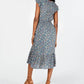 Lucky Brand Women's Felicia Dress Green Multi Green Size Large