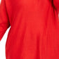INC International Concepts Women's Long Sleeve High Low Sweater Red Size 3X