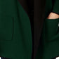 Alfani Women's Colorblocked Open Front Cardigan Green Size Small