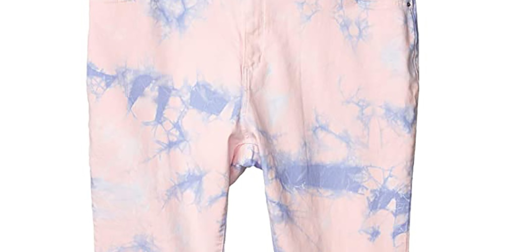 Levi's Women's Plus 721 Printed High Rise Skinny Ankle Jeans Pink Size 18W