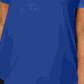 JM Collection Women's Short Sleeve Top Blue Size 2X