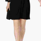 R&M Richards Women's Black Cold Shoulder Lace Bell Sleeve Scoop Neck Above The Knee Shift Cocktail Dress Black Size 12 Petite