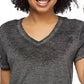 American Rag Juniors' Burnout Top Black Size Large
