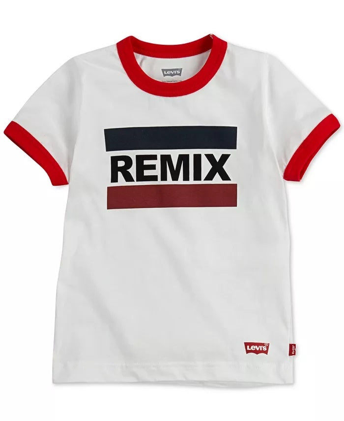 Levi's Daddy & Me Collection Toddler Boy's Remix Graphic Cotton T-Shirt White Size 2T