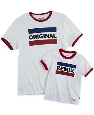 Levi's Daddy & Me Collection Toddler Boy's Remix Graphic Cotton T-Shirt White Size 2T