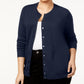 Karen Scott Women's Plus Size Cardigan Navy Size 2X