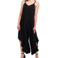 MSK Women's Just Hanging Cropped Jumpsuit Black Size Medium