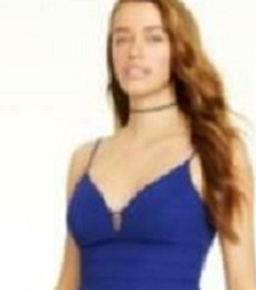 City Studios Juniors' V-Neck Skater Dress Blue Size 0