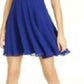 City Studios Juniors' V-Neck Skater Dress Blue Size 0