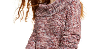 American Rag Junior's Cowlneck Sweater Red Size X-Large