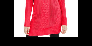 American Rag Juniors' Tunic Sweater Dark Pink Size Medium