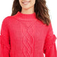 American Rag Juniors' Tunic Sweater Dark Pink Size Small