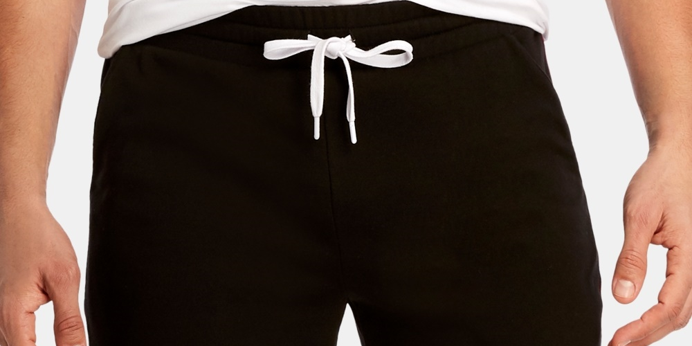 2(X)IST Men's Rainbow Pride Jogger Shorts Black Size X-Large