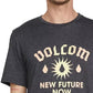 Volcom Men's New Sun Graphic T-Shirt Black Size Medium