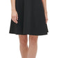Tommy Hilfiger Women's Colorblocked Fit & Flare Dress Black Size 14