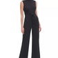 Tommy Hilfiger Women's Mock-Neck Jumpsuit Black Size 4