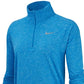 Nike Women's Element Dry Half-Zip Running Top Bright Blue Size Small