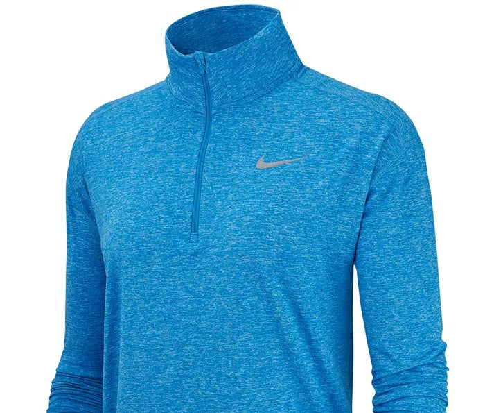 Nike Women's Element Dry Half-Zip Running Top Bright Blue Size Small