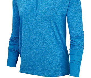 Nike Women's Element Dry Half-Zip Running Top Bright Blue Size Small
