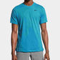 Nike Men's Dri-Fit Training T-Shirt Bright Blue Size Large