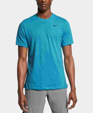 Nike Men's Dri-Fit Training T-Shirt Bright Blue Size Large