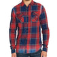 Buffalo David Men's Sidope Shirt Red Size X-Large