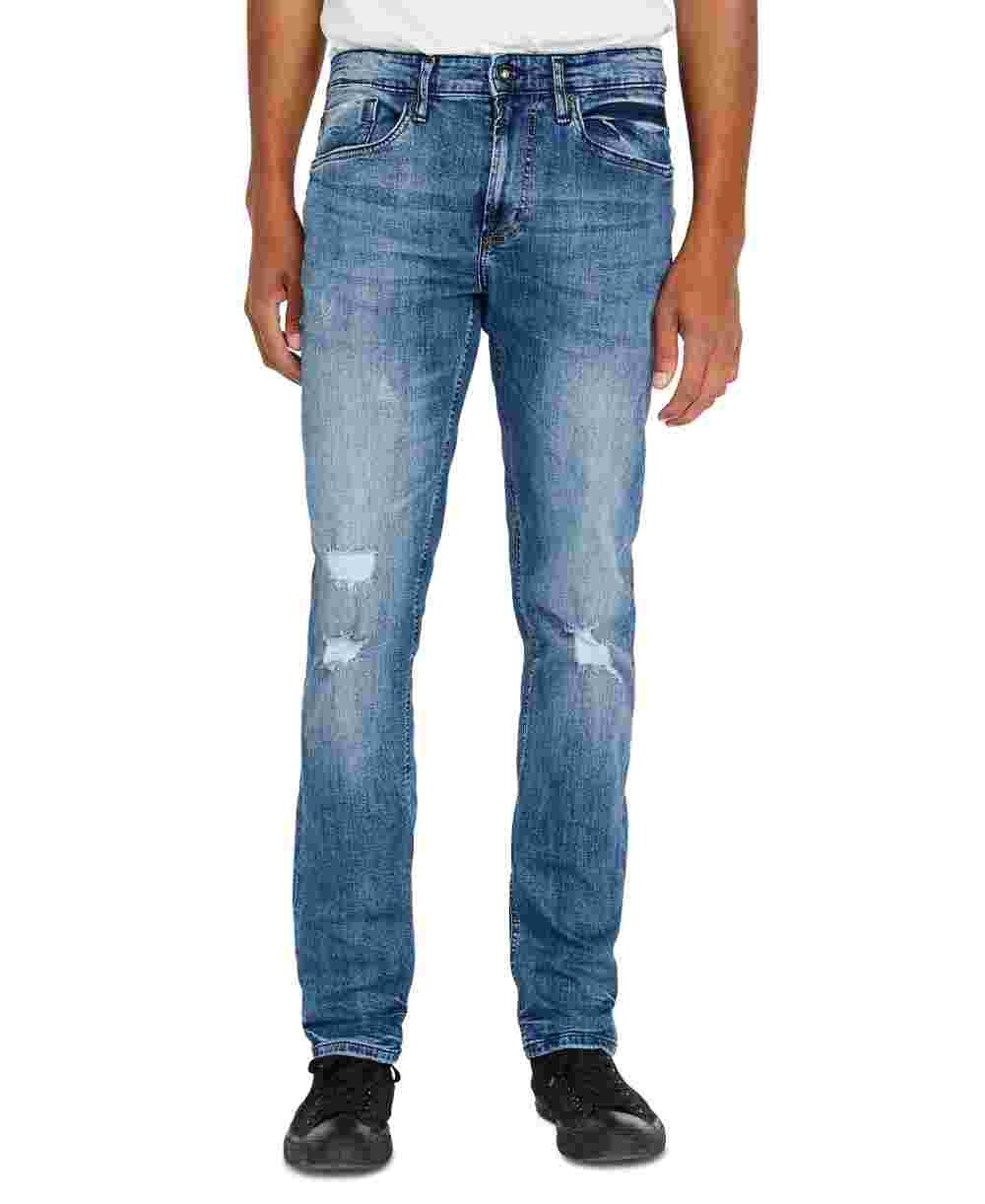Buffalo David Bitton Men's Slim Fit Ash-X Jeans Blue Size 32X32