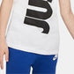 Nike Big Boy's Just Do It Tank White Size Large