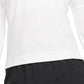 Nike Women's Air Half Zip Running Top White Size Small