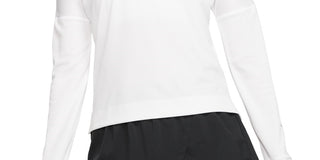 Nike Women's Air Half Zip Running Top White Size Small