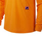 Nike Men's Dri-Fit Long-Sleeve Training Top Orange Size Small
