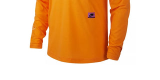 Nike Men's Dri-Fit Long-Sleeve Training Top Orange Size Small