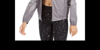 Nike Women's Essential Water-Repellent Hooded Running Jacket Charcoal Size Medium