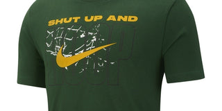 Nike Men's Dri Fit Graphic Basketball T Shirt Green Size XX-Large