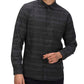 Hurley Men's Armstrong Stretch Classic-Fit Yarn-Dyed Stripe Shirt Charcoal Size XX-Large