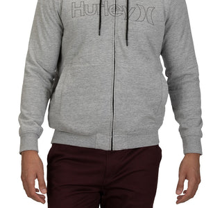 Hurley Men's Good Times Sherpa Zip Hoodie Gray Size Medium
