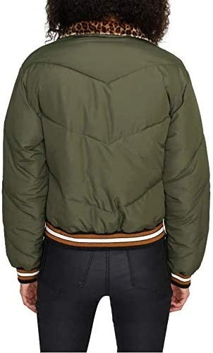 Sanctuary Women's Alpine Puffer Jacket Green Size Medium