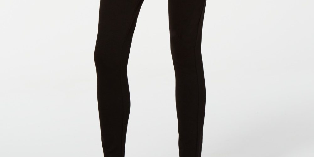 Celebrity Pink Juniors' High-Rise Skinny Ponte Pants Black Size X-Small