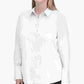 Calvin Klein Women's Plus Size Cotton Collared Shirt White Size 14w