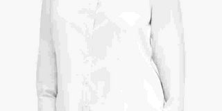 Calvin Klein Women's Plus Size Cotton Collared Shirt White Size 14w