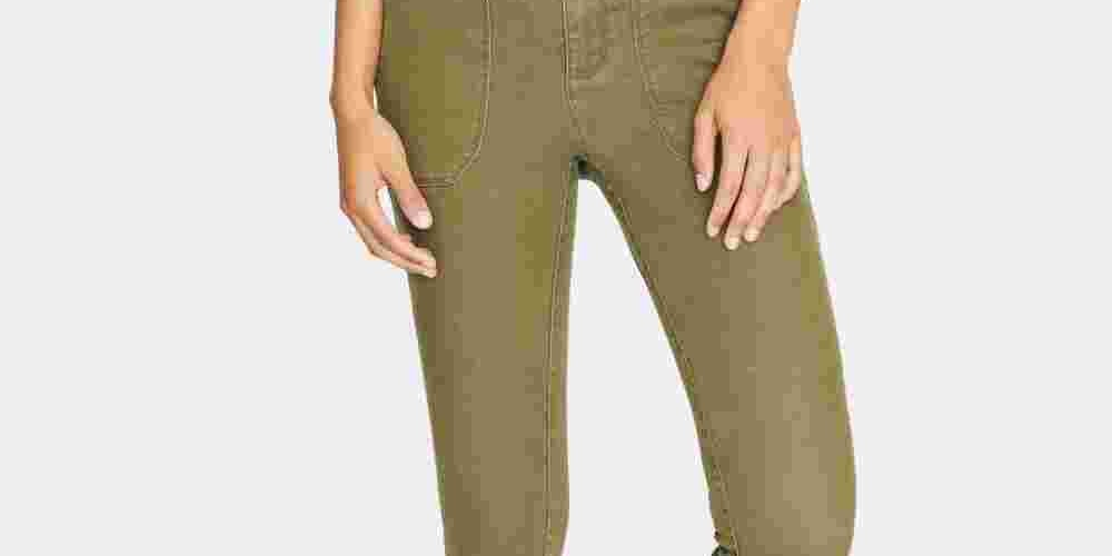 Sanctuary Women's Denim Stretch Cigarette Jeans Green Size 24