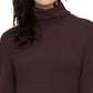 Sanctuary Women's Solid Turtleneck Top Purple Size Medium
