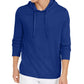 Michael Kors Men's Luxe Cotton Hoodie Blue Size XX-Large