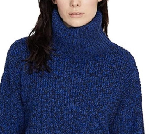 Sanctuary Women's The Roll Neck Sweater Heather/Black Black Size Small