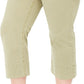 Celebrity Pink Women's Plus Montauk Cropped Pants Green Size 18W