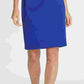 DKNY Women's Ponte Side Ruche Sheath Dress Blue Size 10