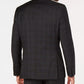 DKNY Men's Modern-Fit Wool Suit Jacket Gray Size 42