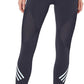 Adidas Women's Believe This High-Waist 3-Stripe Leggings Dark Blue Size Extra Small